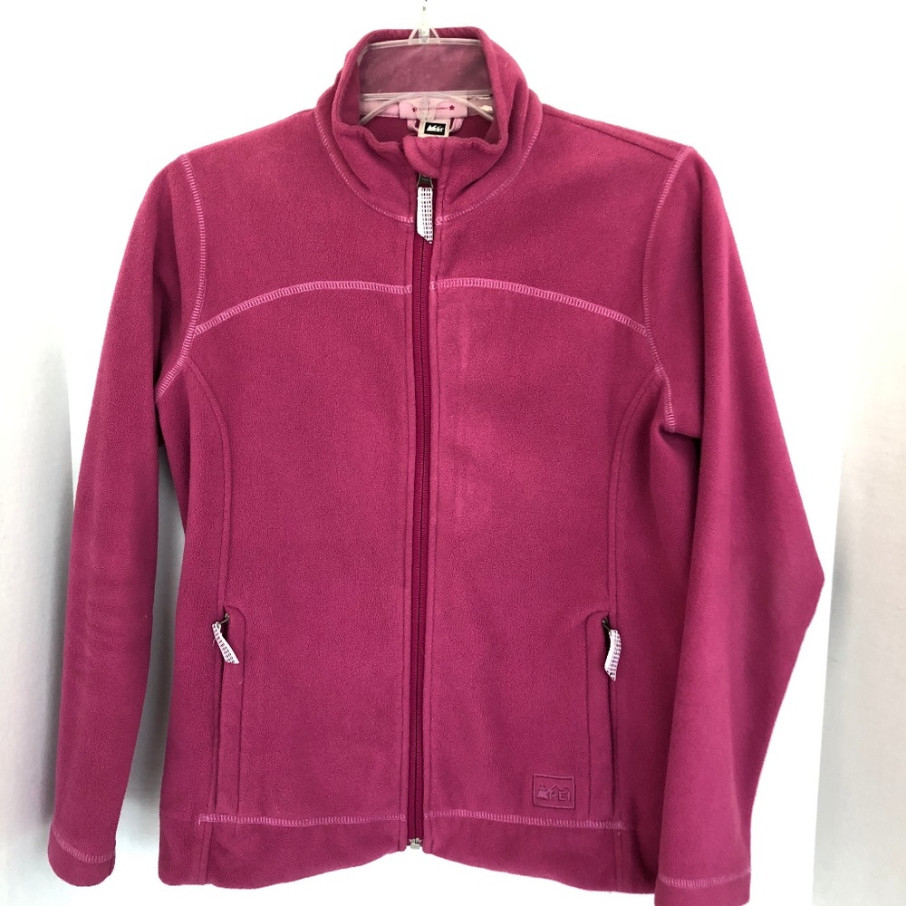 REI Fleece Zip Jacket Girls Size L (14-16)